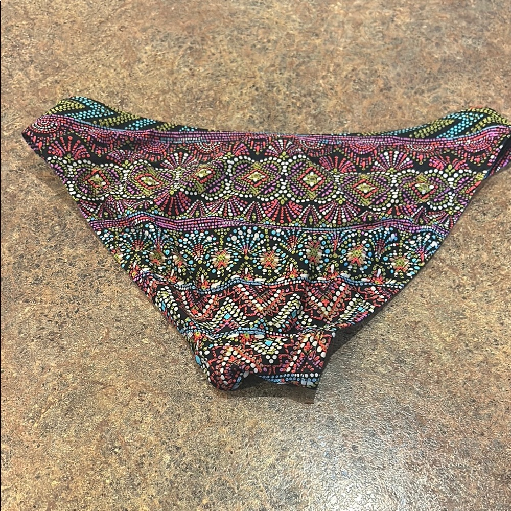Colorful Patterned Bikini Bottoms - Picture 2 of 4